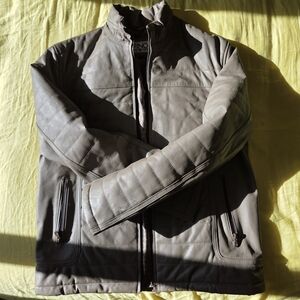 Pino Portw Men's Leather Bomber Jacket